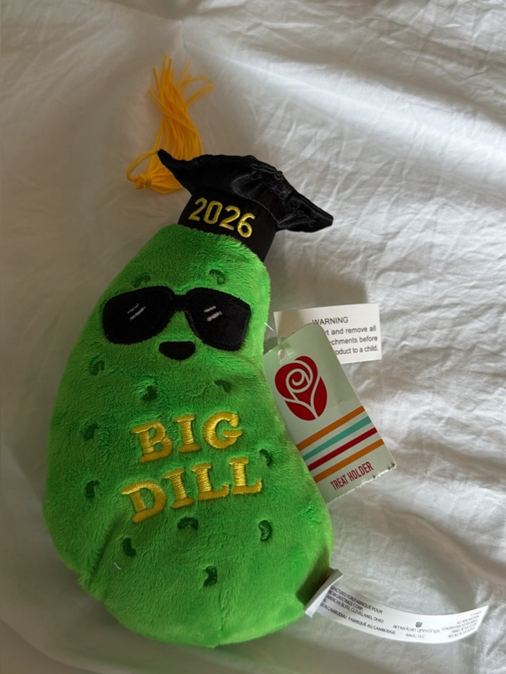 Big Dill Plush Treat Holder 2026 grad